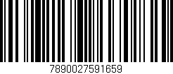 Código de barras (EAN, GTIN, SKU, ISBN): '7890027591659'