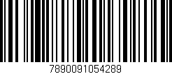 Código de barras (EAN, GTIN, SKU, ISBN): '7890091054289'