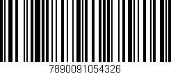 Código de barras (EAN, GTIN, SKU, ISBN): '7890091054326'