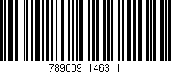 Código de barras (EAN, GTIN, SKU, ISBN): '7890091146311'