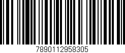 Código de barras (EAN, GTIN, SKU, ISBN): '7890112958305'