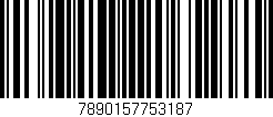 Código de barras (EAN, GTIN, SKU, ISBN): '7890157753187'