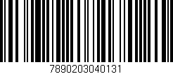 Código de barras (EAN, GTIN, SKU, ISBN): '7890203040131'