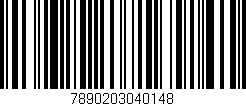 Código de barras (EAN, GTIN, SKU, ISBN): '7890203040148'