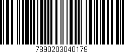 Código de barras (EAN, GTIN, SKU, ISBN): '7890203040179'