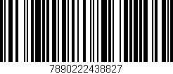 Código de barras (EAN, GTIN, SKU, ISBN): '7890222438827'