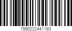 Código de barras (EAN, GTIN, SKU, ISBN): '7890222441193'