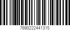 Código de barras (EAN, GTIN, SKU, ISBN): '7890222441315'