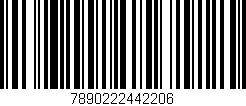 Código de barras (EAN, GTIN, SKU, ISBN): '7890222442206'