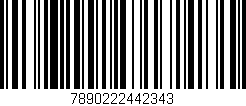 Código de barras (EAN, GTIN, SKU, ISBN): '7890222442343'