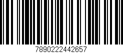 Código de barras (EAN, GTIN, SKU, ISBN): '7890222442657'