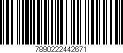 Código de barras (EAN, GTIN, SKU, ISBN): '7890222442671'