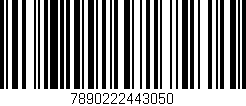 Código de barras (EAN, GTIN, SKU, ISBN): '7890222443050'