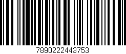 Código de barras (EAN, GTIN, SKU, ISBN): '7890222443753'