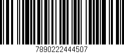 Código de barras (EAN, GTIN, SKU, ISBN): '7890222444507'