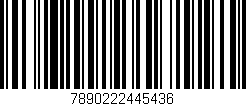 Código de barras (EAN, GTIN, SKU, ISBN): '7890222445436'