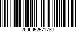 Código de barras (EAN, GTIN, SKU, ISBN): '7890352571760'