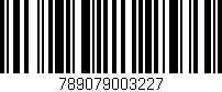 Código de barras (EAN, GTIN, SKU, ISBN): '789079003227'