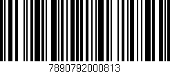Código de barras (EAN, GTIN, SKU, ISBN): '7890792000813'