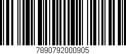 Código de barras (EAN, GTIN, SKU, ISBN): '7890792000905'