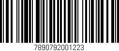 Código de barras (EAN, GTIN, SKU, ISBN): '7890792001223'