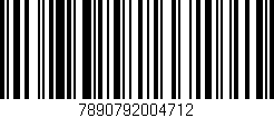 Código de barras (EAN, GTIN, SKU, ISBN): '7890792004712'