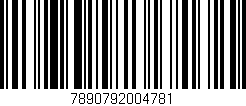 Código de barras (EAN, GTIN, SKU, ISBN): '7890792004781'