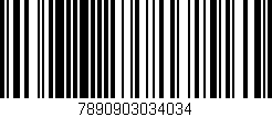 Código de barras (EAN, GTIN, SKU, ISBN): '7890903034034'