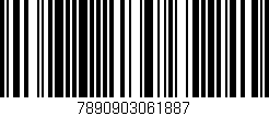 Código de barras (EAN, GTIN, SKU, ISBN): '7890903061887'