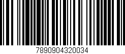Código de barras (EAN, GTIN, SKU, ISBN): '7890904320034'