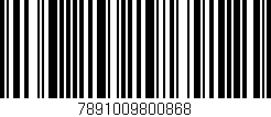 Código de barras (EAN, GTIN, SKU, ISBN): '7891009800868'
