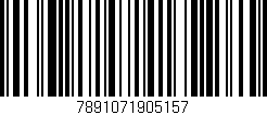 Código de barras (EAN, GTIN, SKU, ISBN): '7891071905157'