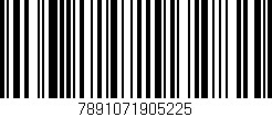 Código de barras (EAN, GTIN, SKU, ISBN): '7891071905225'