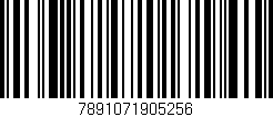 Código de barras (EAN, GTIN, SKU, ISBN): '7891071905256'