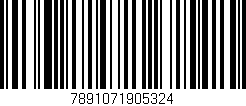 Código de barras (EAN, GTIN, SKU, ISBN): '7891071905324'