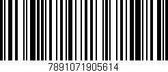 Código de barras (EAN, GTIN, SKU, ISBN): '7891071905614'