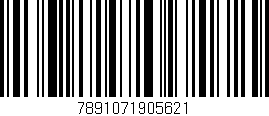 Código de barras (EAN, GTIN, SKU, ISBN): '7891071905621'