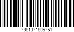 Código de barras (EAN, GTIN, SKU, ISBN): '7891071905751'