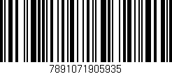 Código de barras (EAN, GTIN, SKU, ISBN): '7891071905935'