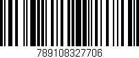Código de barras (EAN, GTIN, SKU, ISBN): '789108327706'