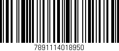 Código de barras (EAN, GTIN, SKU, ISBN): '7891114018950'