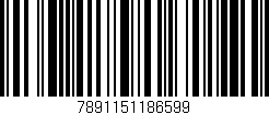 Código de barras (EAN, GTIN, SKU, ISBN): '7891151186599'