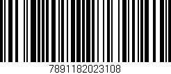 Código de barras (EAN, GTIN, SKU, ISBN): '7891182023108'
