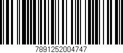 Código de barras (EAN, GTIN, SKU, ISBN): '7891252004747'
