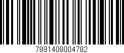 Código de barras (EAN, GTIN, SKU, ISBN): '7891408004782'