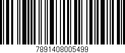 Código de barras (EAN, GTIN, SKU, ISBN): '7891408005499'