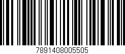 Código de barras (EAN, GTIN, SKU, ISBN): '7891408005505'