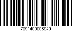 Código de barras (EAN, GTIN, SKU, ISBN): '7891408005949'