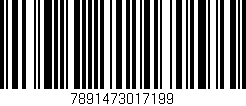 Código de barras (EAN, GTIN, SKU, ISBN): '7891473017199'