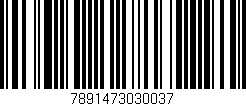 Código de barras (EAN, GTIN, SKU, ISBN): '7891473030037'